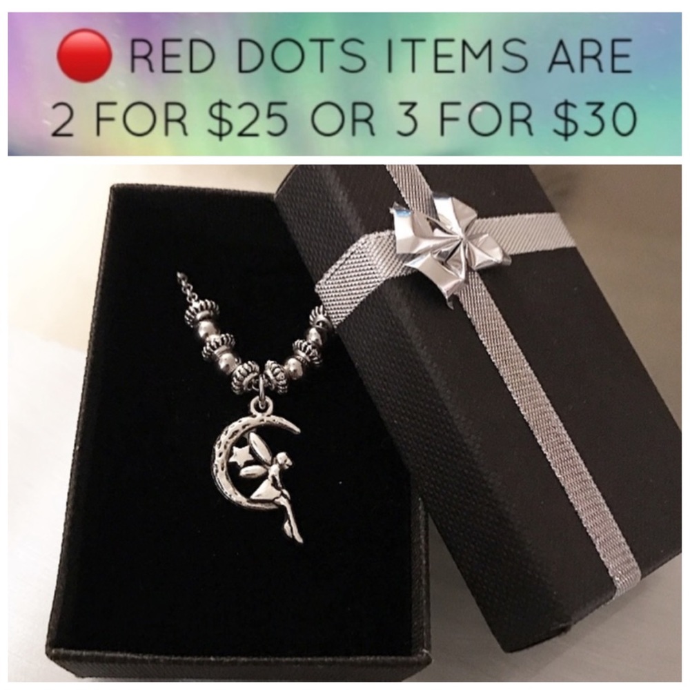 🔴SALE ! Women fairy choker steel chain necklace